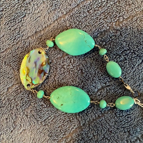 Sterling Silver Semiprecious earrings Bracelet - Picture 5 of 7